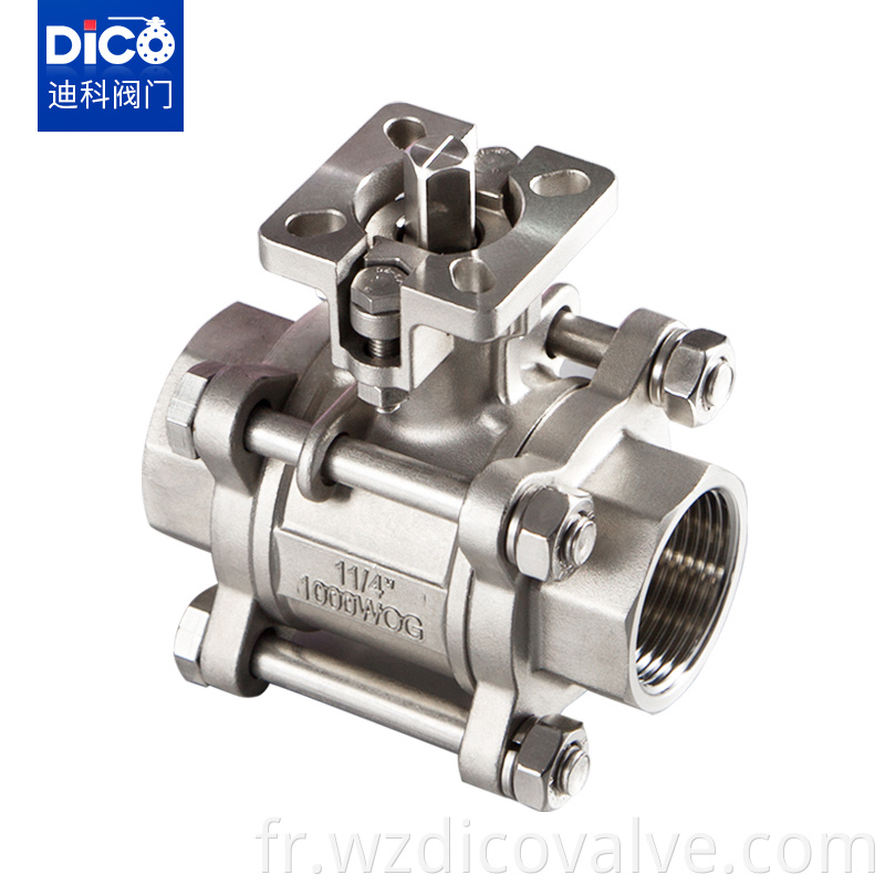 ISO5211 PAD BALL VALVE